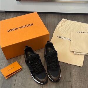 Louis Vuitton Black and Brown Sneakers